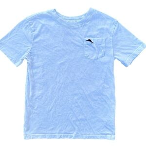 Tommy Bahama Boys Basic White Short Sleeve Tee Shirt Size 7/8